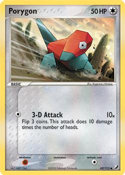 2005 Pokemon EX Unseen Forces #69/115 Porygon Front