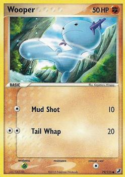 2005 Pokemon EX Unseen Forces #79/115 Wooper Front