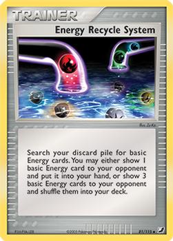 2005 Pokemon EX Unseen Forces #81/115 Energy Recycle System Front