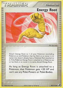 2005 Pokemon EX Unseen Forces #83/115 Energy Root Front