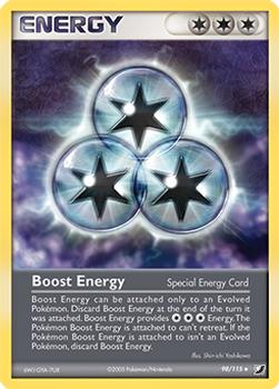 2005 Pokemon EX Unseen Forces #98/115 Boost Energy Front