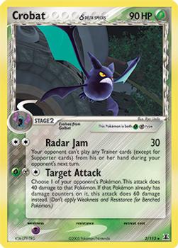 2005 Pokemon EX Delta Species #2/113 Crobat Front