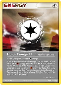 2005 Pokemon EX Delta Species #104/113 Holon Energy FF Front
