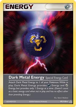 2006 Pokemon EX Holon Phantoms #97/110 Dark Metal Energy Front