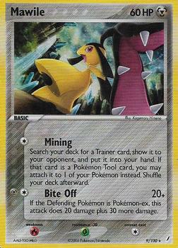 2006 Pokemon EX Crystal Guardians #9/100 Mawile Front
