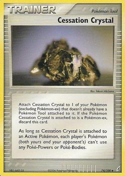 2006 Pokemon EX Crystal Guardians #74/100 Cessation Crystal Front