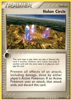 2006 Pokemon EX Crystal Guardians #79/100 Holon Circle Front