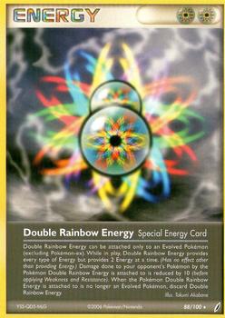 2006 Pokemon EX Crystal Guardians #88/100 Double Rainbow Energy Front