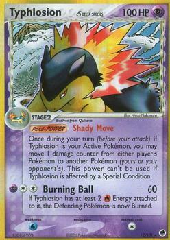 2006 Pokemon EX Dragon Frontiers #12/101 Typhlosion Front