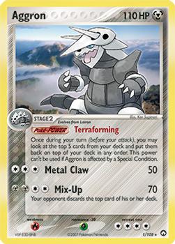 2007 Pokemon EX Power Keepers #1/108 Aggron Front