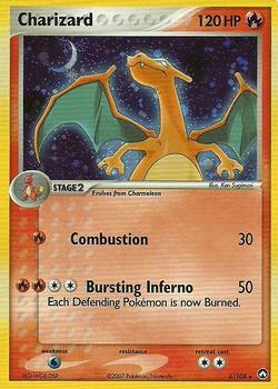 2007 Pokemon EX Power Keepers #6/108 Charizard Front