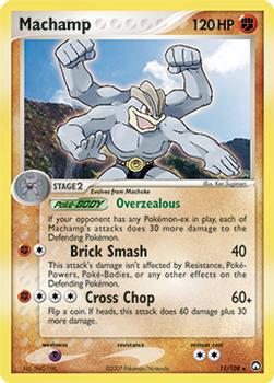 2007 Pokemon EX Power Keepers #11/108 Machamp Front