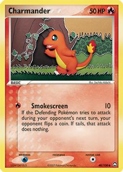 2007 Pokemon EX Power Keepers #48/108 Charmander Front