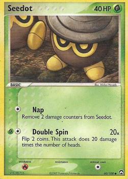 2007 Pokemon EX Power Keepers #60/108 Seedot Front