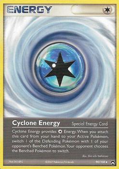 2007 Pokemon EX Power Keepers #90/108 Cyclone Energy Front