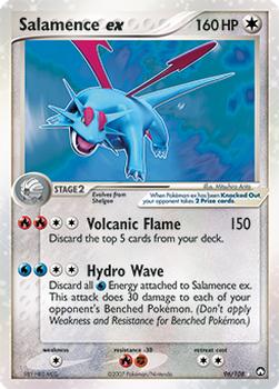 2007 Pokemon EX Power Keepers #96/108 Salamence ex Front