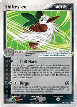 2007 Pokemon EX Power Keepers #97/108 Shiftry ex Front