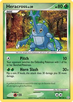 2007 Pokemon Diamond & Pearl #28/130 Heracross Front