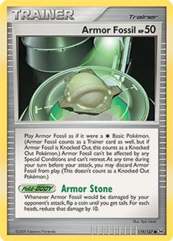 2009 Pokemon Platinum #119/127 Armor Fossil Front