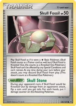 2009 Pokemon Platinum #120/127 Skull Fossil Front