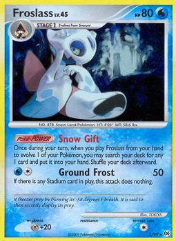 2009 Pokemon Platinum Arceus #2/99 Froslass Front