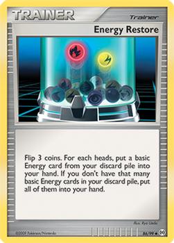 2009 Pokemon Platinum Arceus #86/99 Energy Restore Front