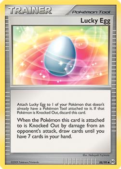 2009 Pokemon Platinum Arceus #88/99 Lucky Egg Front