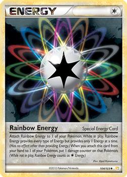 2010 Pokemon HeartGold & SoulSilver #104/123 Rainbow Energy Front