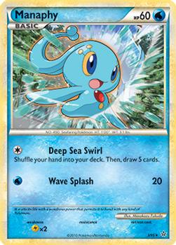 2010 Pokemon HeartGold & SoulSilver Unleashed #3/95 Manaphy Front