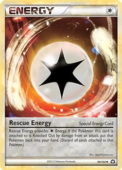 2010 Pokemon HeartGold & SoulSilver Triumphant #90/102 Rescue Energy Front
