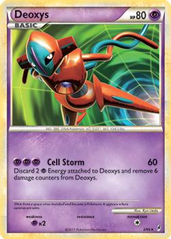 2011 Pokemon Call of Legends #2/95 Deoxys Front