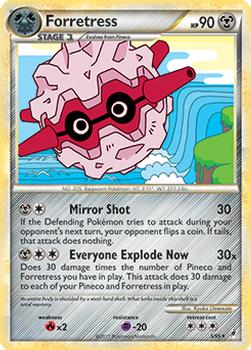 2011 Pokemon Call of Legends #5/95 Forretress Front