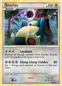 2011 Pokemon Call of Legends #33/95 Snorlax Front
