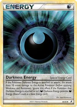 2011 Pokemon Call of Legends #86/95 Darkness Energy Front