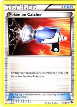 2011 Pokemon Black & White Emerging Powers #95/98 Pokémon Catcher Front
