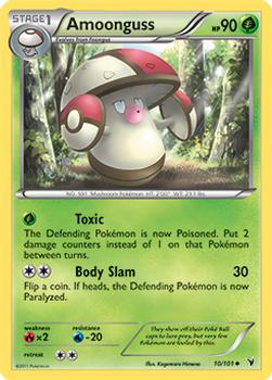 2011 Pokemon Black & White Noble Victories #10/101 Amoonguss Front