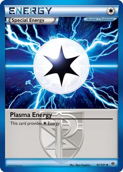 2013 Pokemon Black & White Plasma Blast #91/101 Plasma Energy Front
