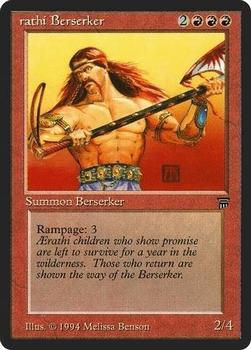1994 Magic the Gathering Legends #NNO Aerathi Berserker Front