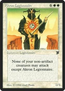 1994 Magic the Gathering Legends #NNO Akron Legionnaire Front