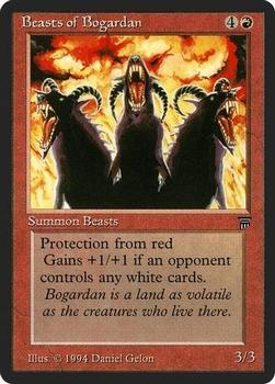 1994 Magic the Gathering Legends #NNO Beasts of Bogardan Front
