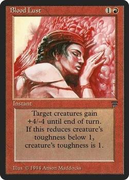 1994 Magic the Gathering Legends #NNO Blood Lust Front