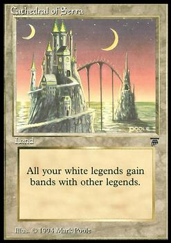 1994 Magic the Gathering Legends #NNO Cathedral of Serra Front