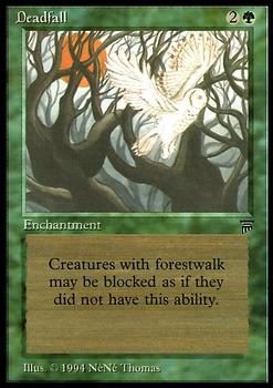 1994 Magic the Gathering Legends #NNO Deadfall Front