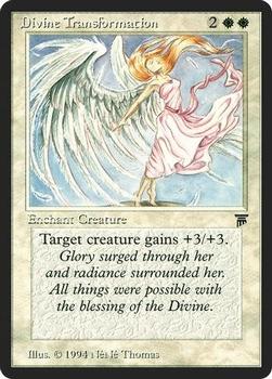 1994 Magic the Gathering Legends #NNO Divine Transformation Front