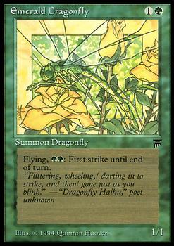1994 Magic the Gathering Legends #NNO Emerald Dragonfly Front