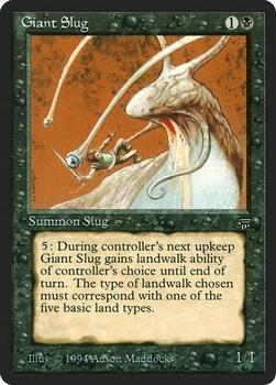 1994 Magic the Gathering Legends #NNO Giant Slug Front