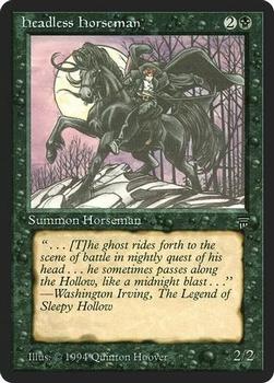 1994 Magic the Gathering Legends #NNO Headless Horseman Front