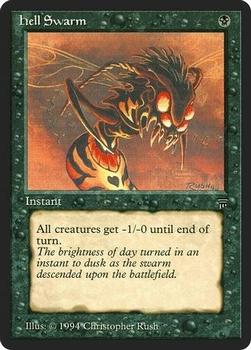 1994 Magic the Gathering Legends #NNO Hell Swarm Front