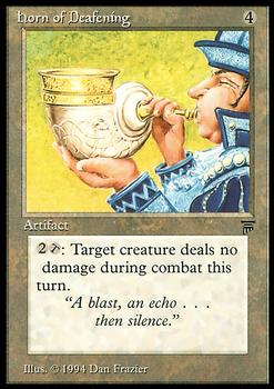 1994 Magic the Gathering Legends #NNO Horn of Deafening Front