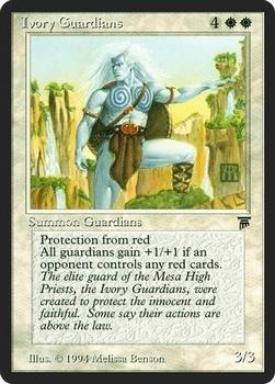 1994 Magic the Gathering Legends #NNO Ivory Guardians Front